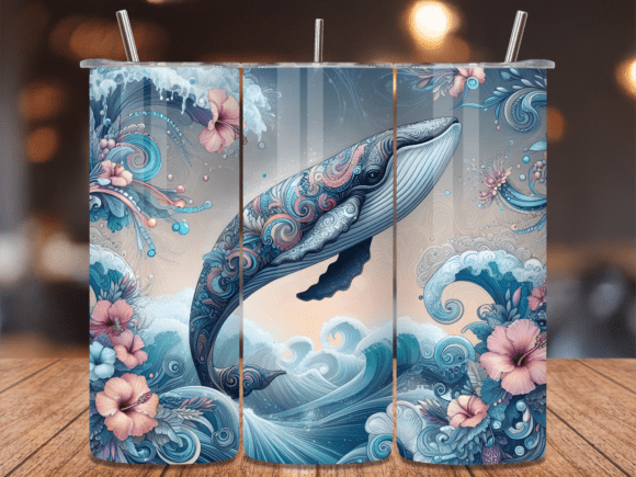 Artistic Humpback Whale Tumbler Wraps Review