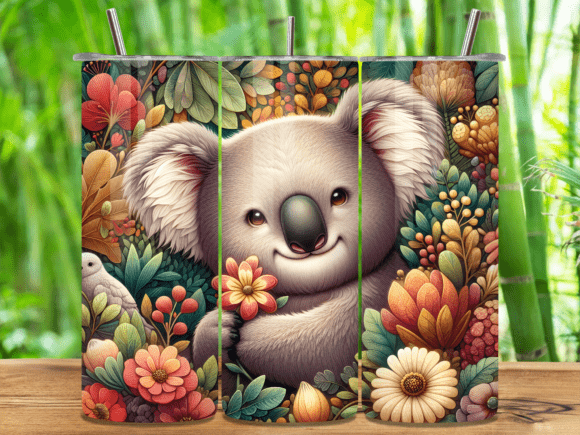 Autumn Koala Forest Foliage Tumbler Wraps Review