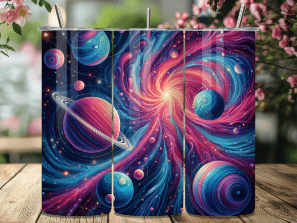 Cosmic Pink Nebula Galaxy Tumbler Wraps Review