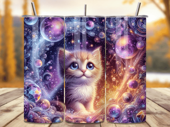 Cute Galaxy Kitten Cosmic Tumbler Wrap Review