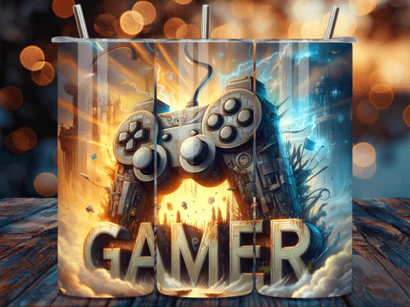 Epic Gamer Galaxy Controller Tumbler Wraps Review
