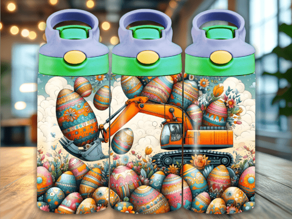 Excavator Egg Flip Top Kids Tumbler Review