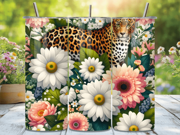 Floral Leopard Garden 20oz Tumbler Wrap Review