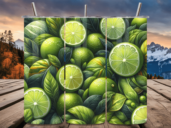 Fresh Green Lime Citrus Tumbler Wrap Review