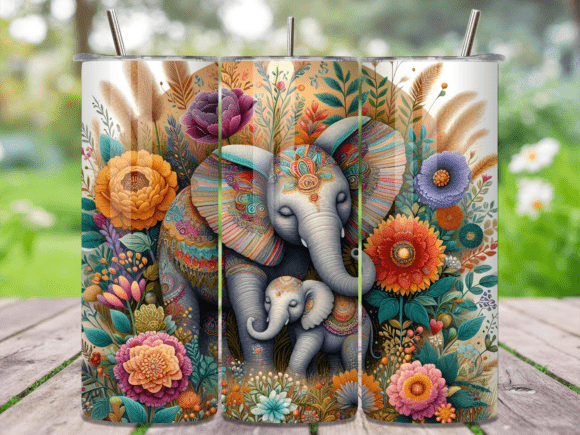 Mother Baby Elephant Tumbler Wraps Review