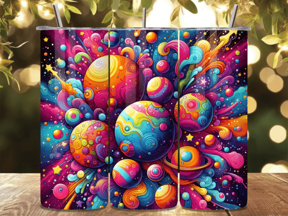 Planet Psychedelic Pop Tumbler Wrap Review