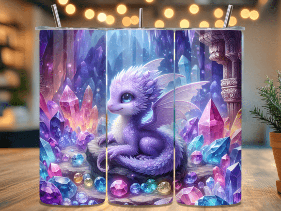 Purple Crystal Magic Dragon Tumbler Wraps Review
