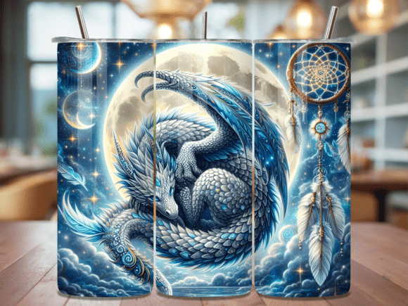 Sleeping White Dragon Moon Tumbler Wrap Review