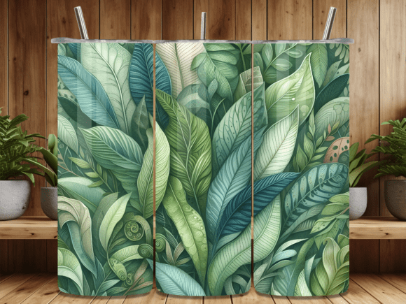 Tropical Green Leaves Tumbler Wrap Review