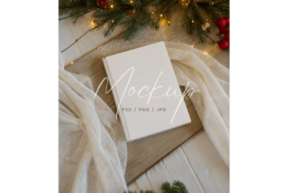 Winter Holiday Book Journal Mockup Review